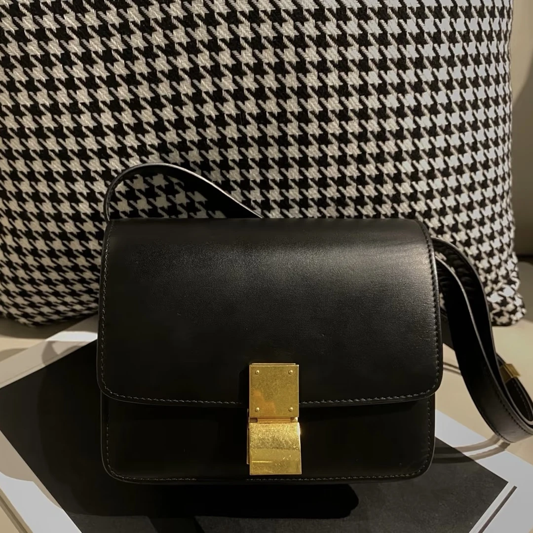 99新 Celine/思琳 7姐专场/黑金小号 box 斜挎包