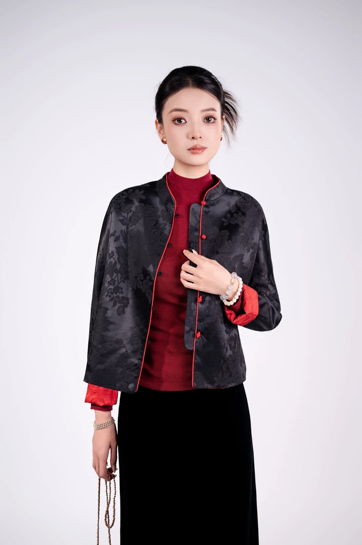 【双11反季清仓】玉家人正品真丝羊毛外套福利款现货勐醒民族风冬季