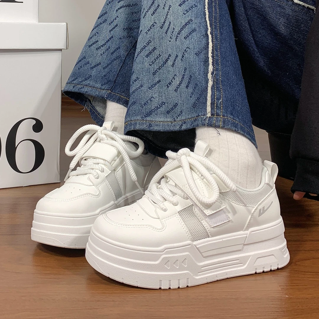 回力米白色小白鞋女2025新款夏季百搭运动休闲鞋子女爆款学生板鞋