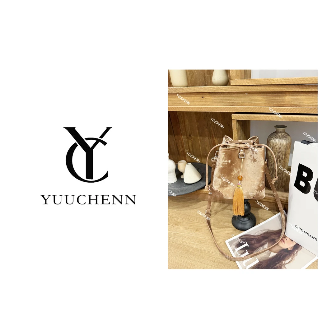 YUUCHENN/18cm原创设计高定真皮包 HH5445