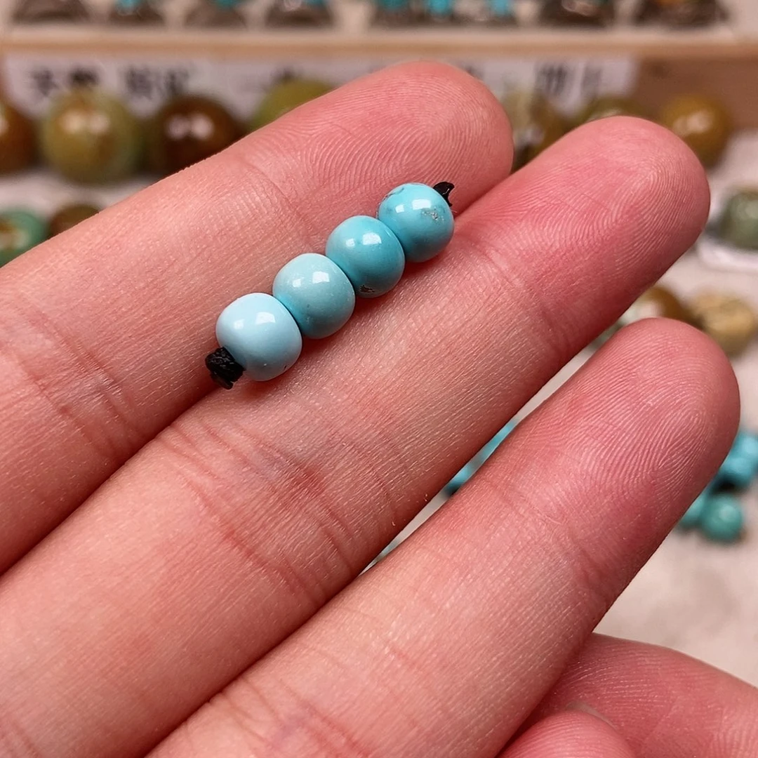 未镶嵌绿松石珠宝半成品