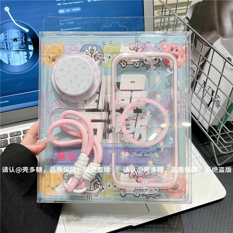 炫彩磁吸适用苹果16/iPhone/华为手机壳防摔15promax爆款pura70潮