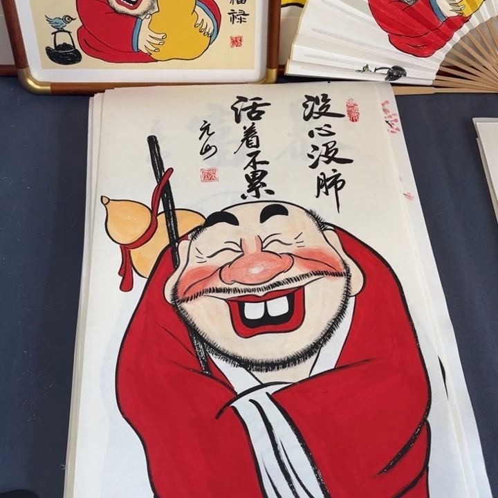 国画禅意画纯手绘作品