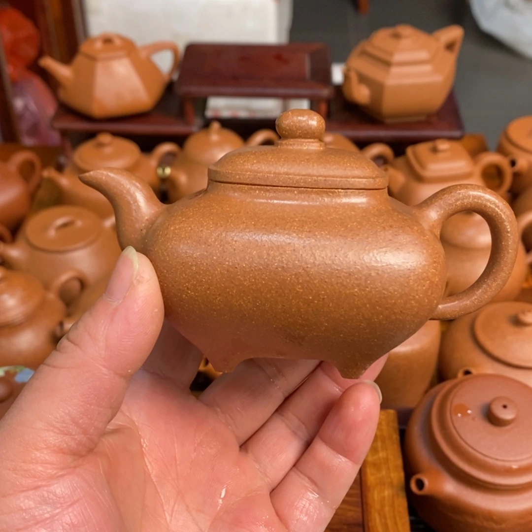 @****紫砂茶壶紫砂壶金降坡传如