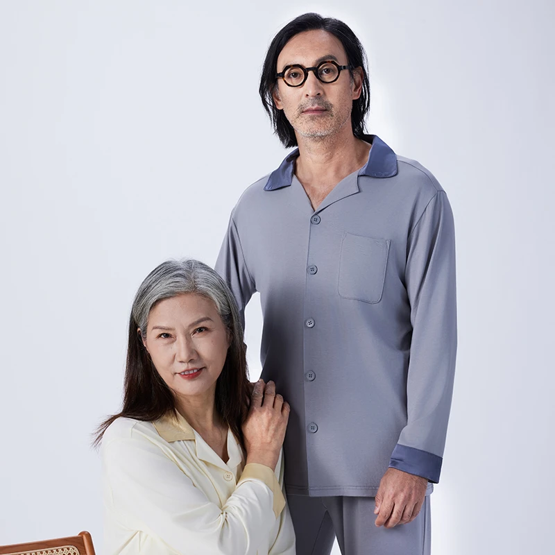 山海游沁眠流光春夏助眠深睡空调服2025新款慵懒风睡衣家居服套装