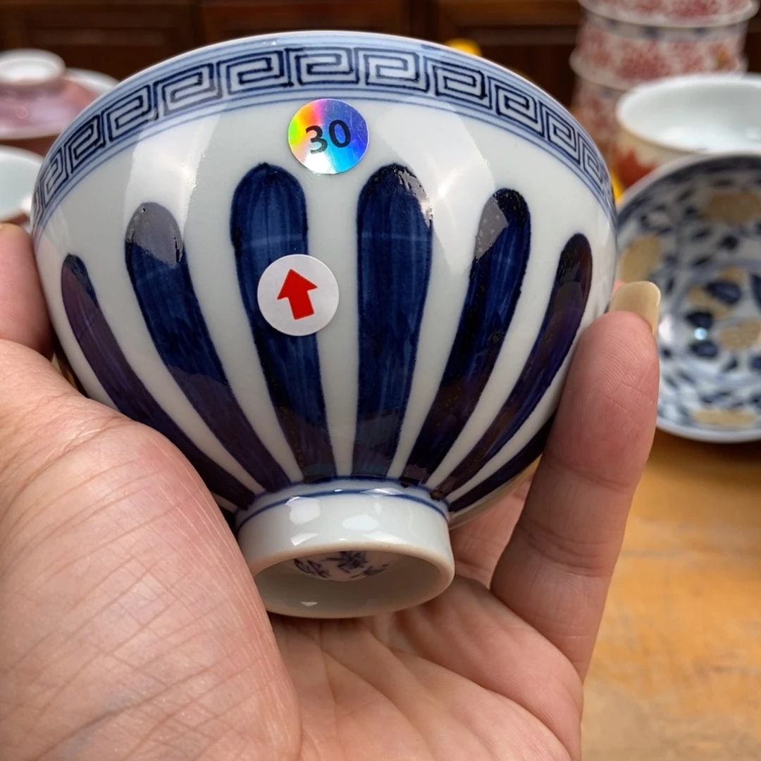 手绘茶具现代制品