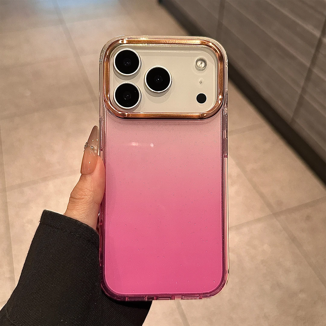 满天星闪粉适用苹果17promax手机壳透明奢华网红女款渐变高端个性