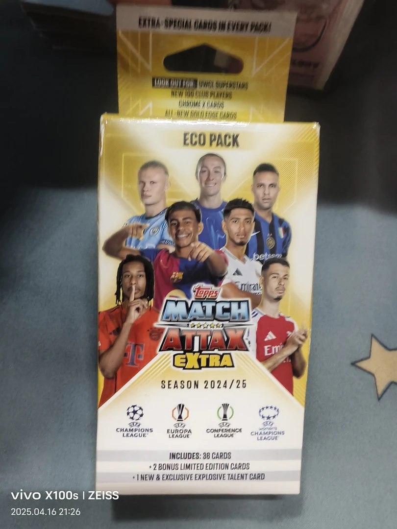 topps match游戏包球星卡