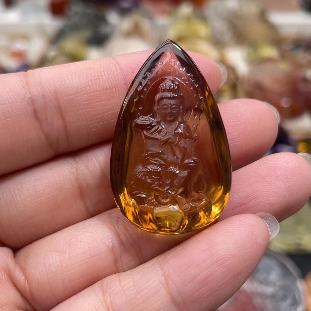 水晶颈饰未镶嵌定制