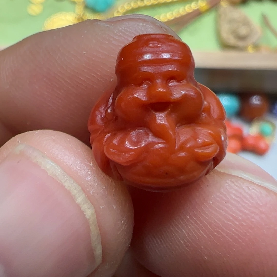 南红玛瑙未镶嵌颈饰