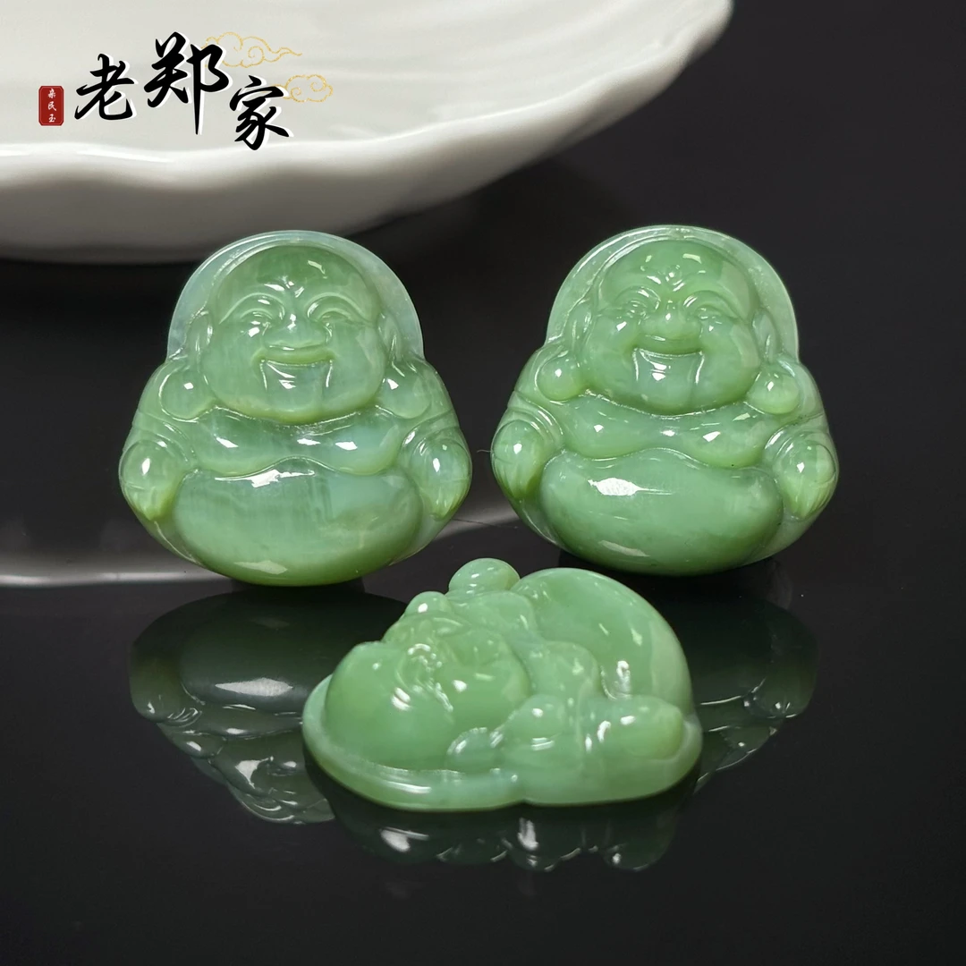【老郑家】和田玉佛公挂件 （多样性发一件）G600