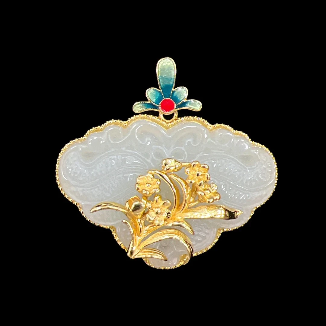 V3235和田玉吊坠（多样性发一）