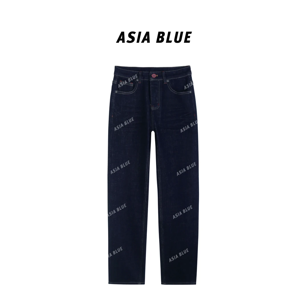 【ASIA BLUE】 · 原来 ·  2025秋季显瘦百搭四面弹九分直筒牛仔裤