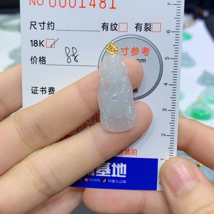 颈饰未镶嵌翡翠吊坠