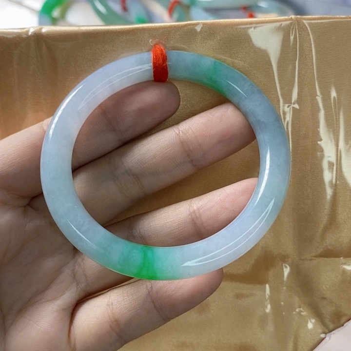 未镶嵌手镯翡翠52圆条