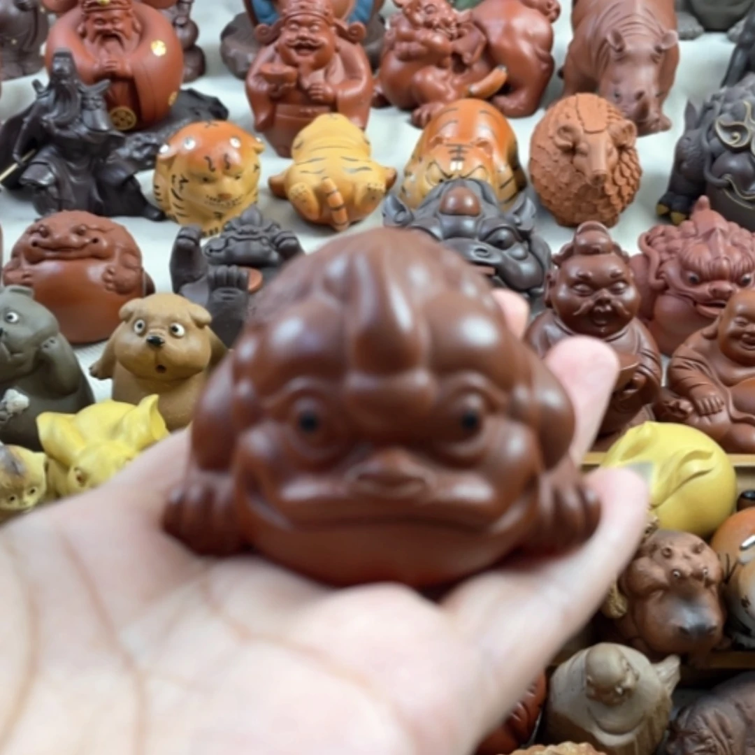 【闪购商品】紫砂茶宠紫砂金蟾