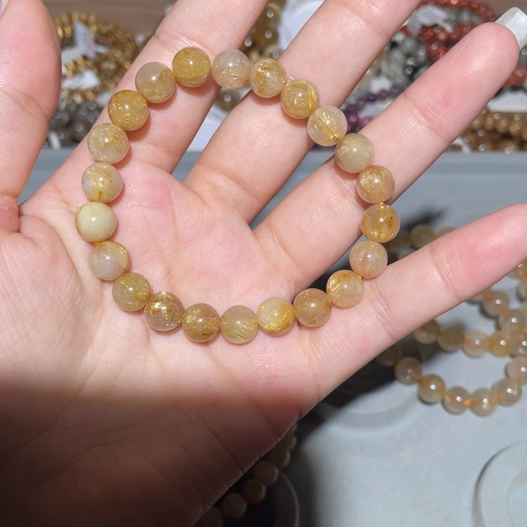 0***。水晶未镶嵌手链手链