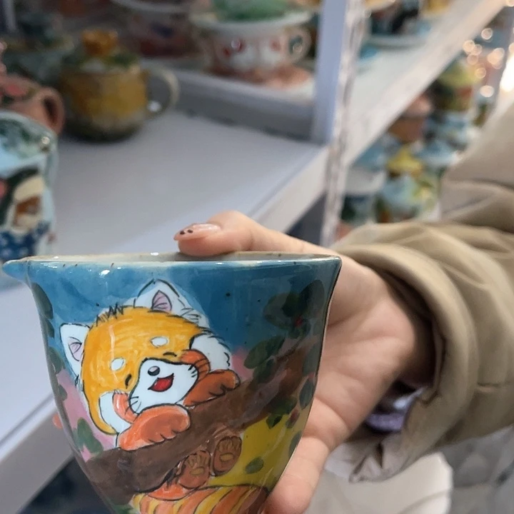 陶景德镇釉下手绘陶瓷