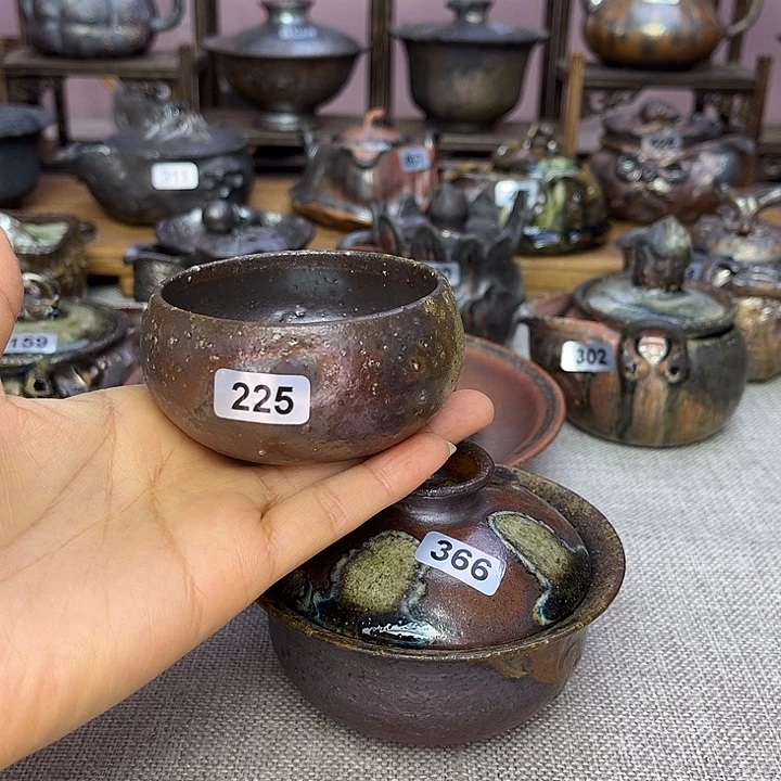 薄***9裸柴烧陶瓷手工茶器