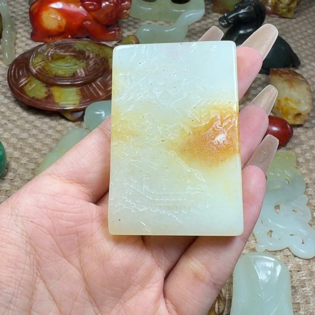 吊坠白玉菩提挂件