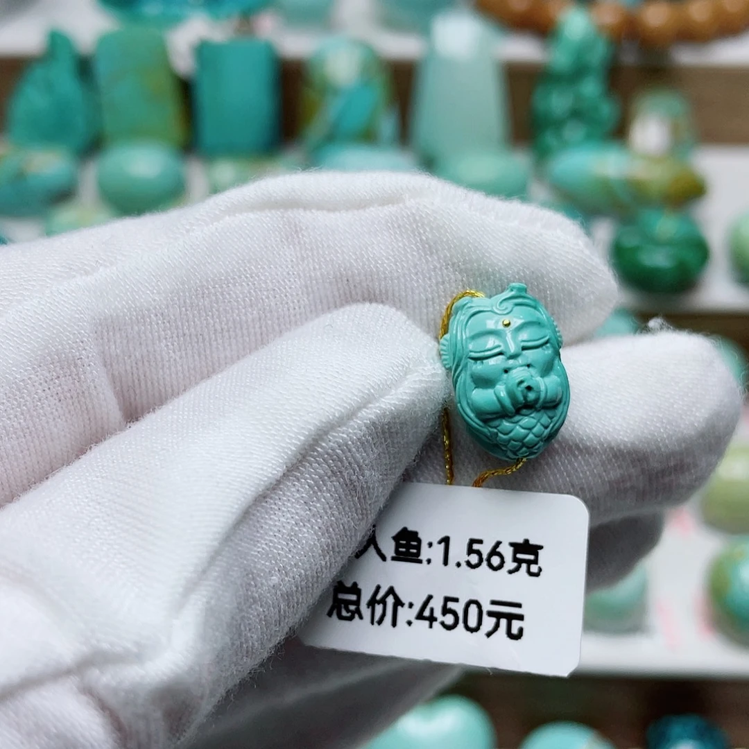 绿松石未镶嵌珠宝奇石