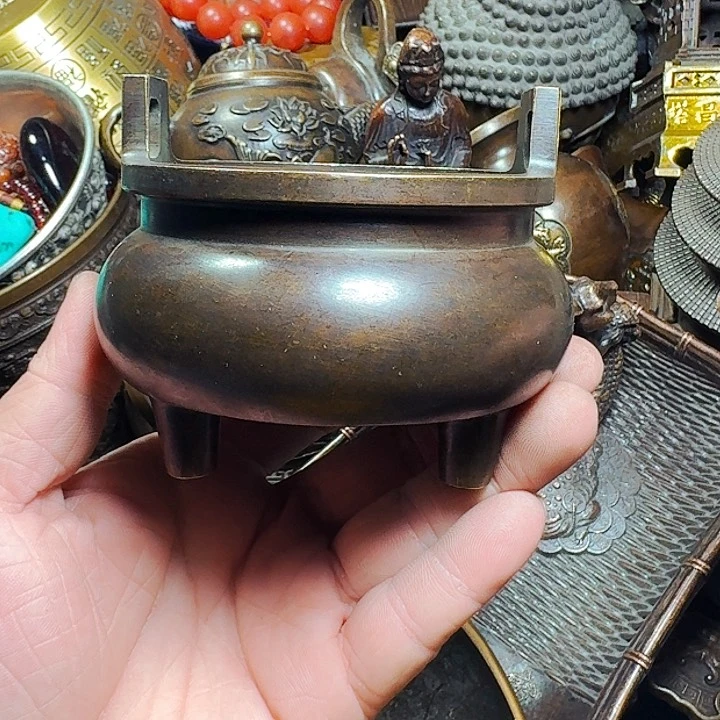 铜器摆件收收藏藏