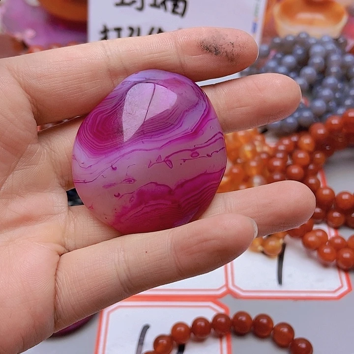 【闪购商品】玛瑙/玉髓珠宝半成品未镶嵌赵*