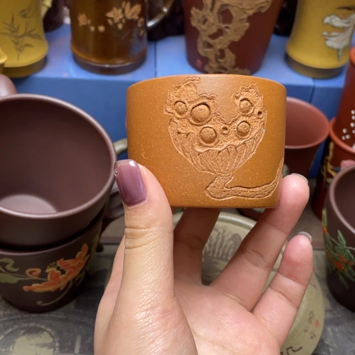 紫砂茶杯紫砂主人杯