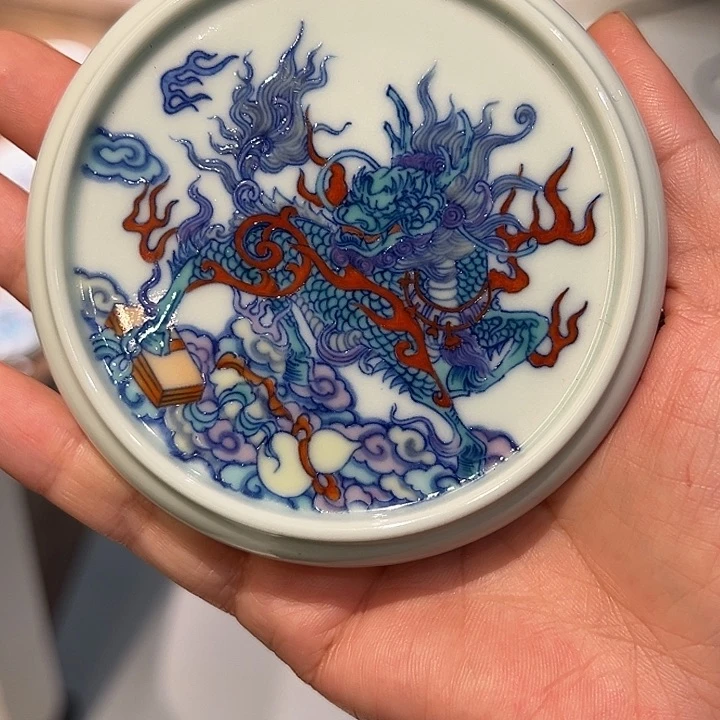 金***麦原矿老派斗彩描金