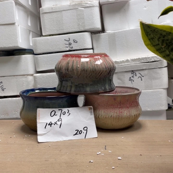 粗陶多肉花盆微瑕703