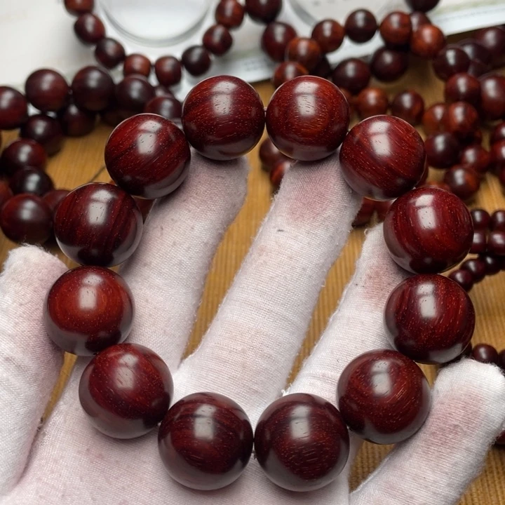 不***工手串/手链小叶紫檀印度小叶紫檀2.0高密度