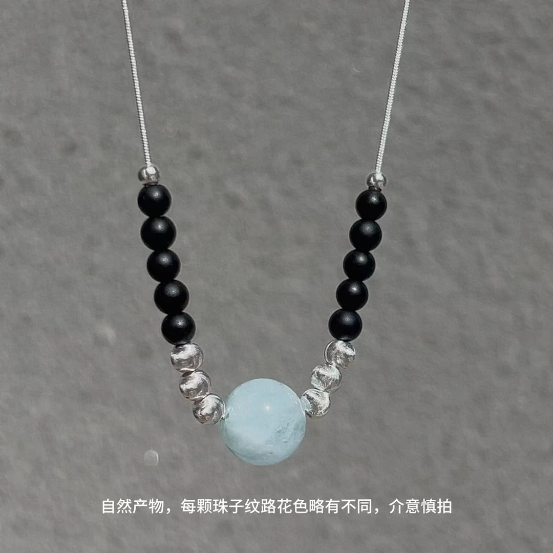 链子925银 JIUJIU【星月集】手工气质时尚精致百搭复古简约小众0402
