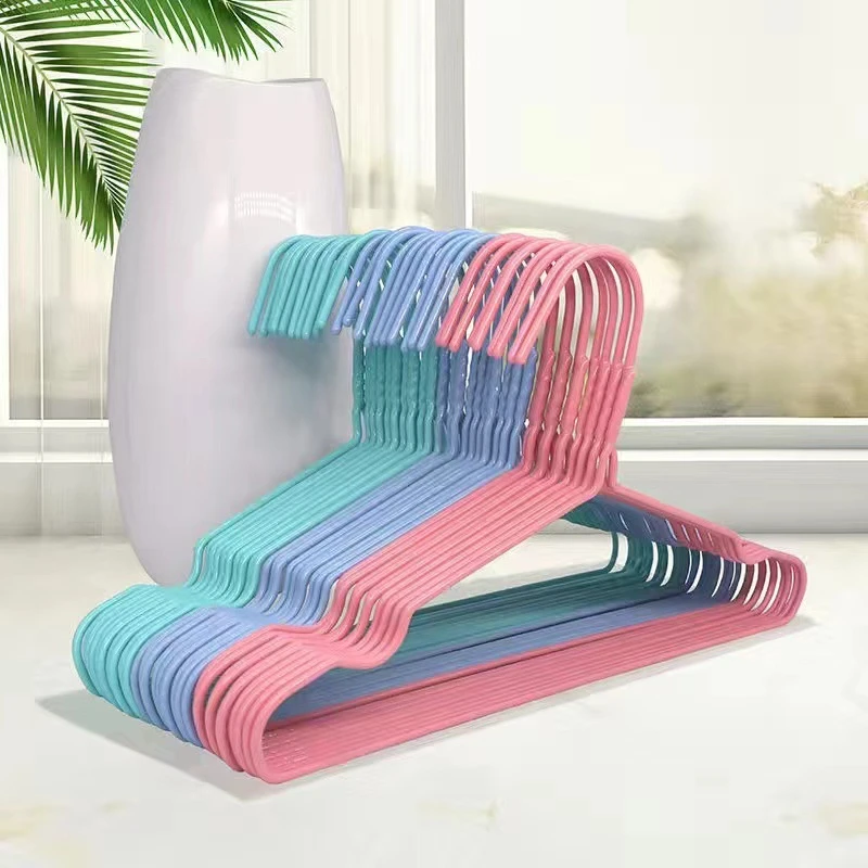 【2.01】10只衣架40cm混色装无痕家用妈妈晾衣架晾衣服撑子成人款