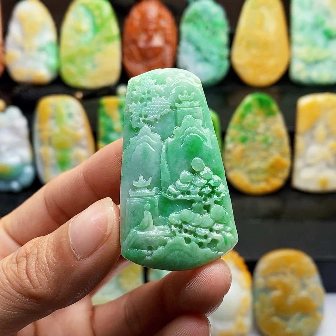 未镶嵌定制翡翠翡翠A货一物一证