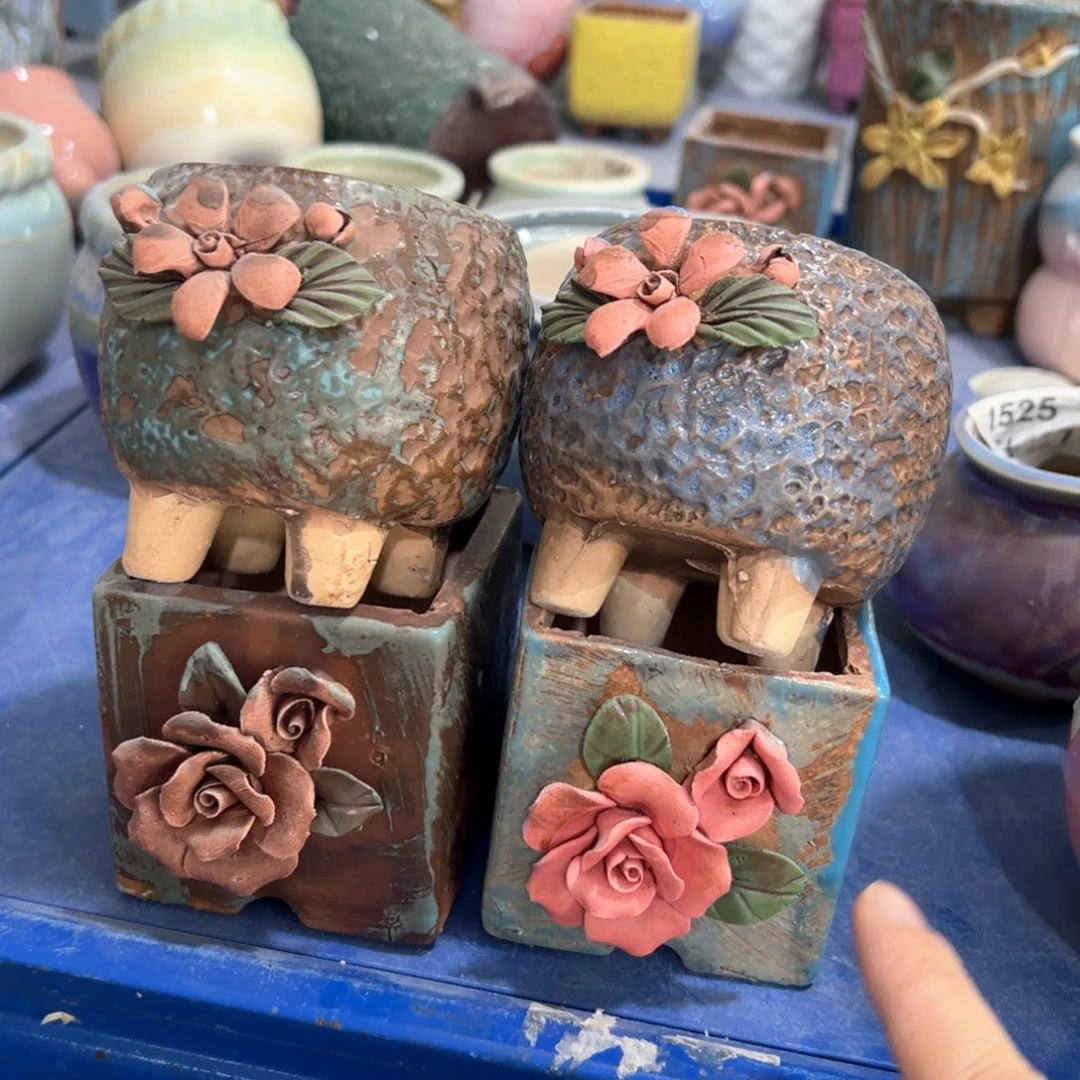 陶瓷多肉小花盆@@1402