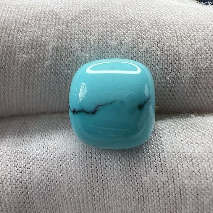 绿松石未镶嵌老型珠11.4