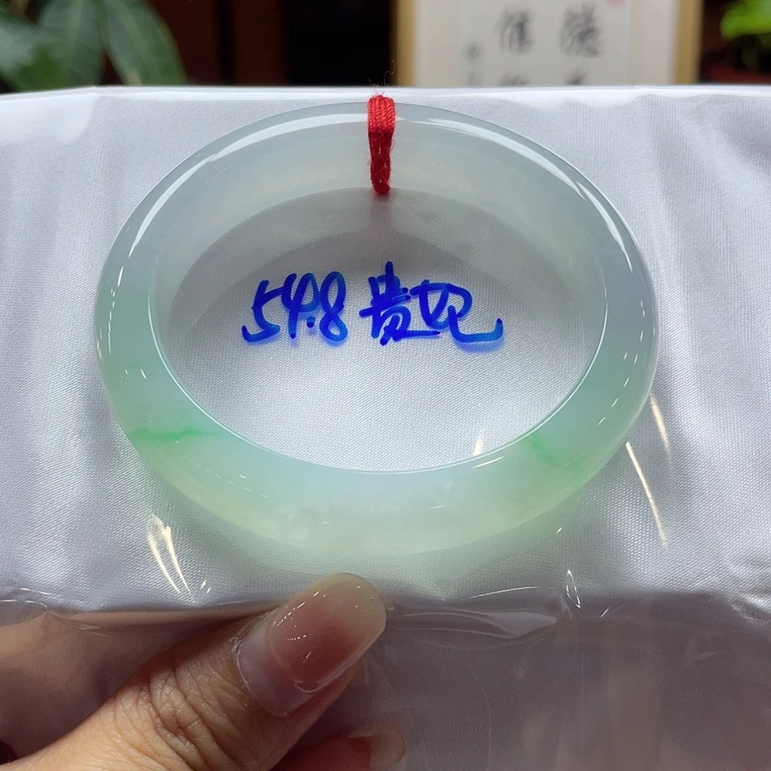 翡翠未镶嵌手镯35 号链接