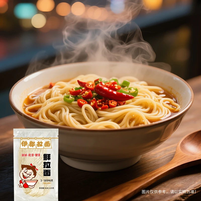 伊都 120g单包拉面劲道半干面鲜香美味拌面汤面炒面口味非油炸