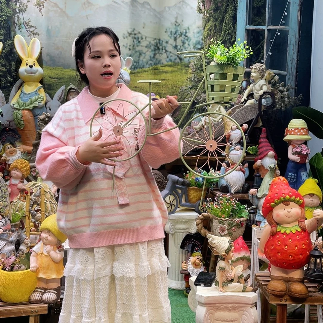 摆件花园摆件红红火火