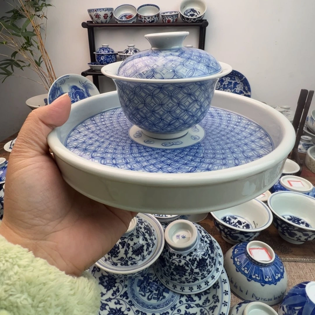 其他陶景德镇手工手绘钱多多套组