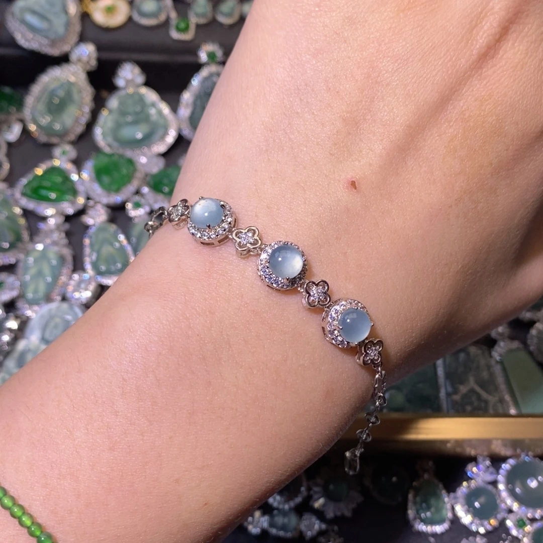 翡翠未镶嵌颈饰天然