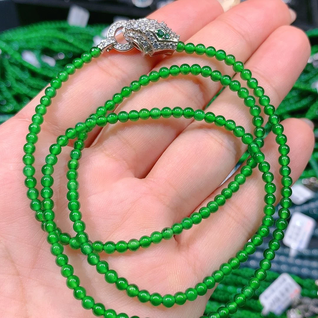 翡翠手链未镶嵌天然