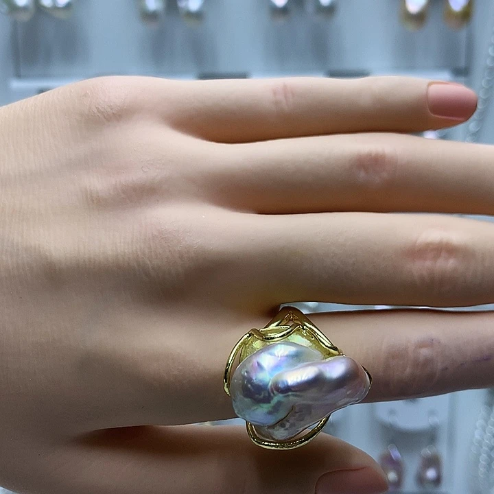 未镶嵌巴洛克淡水珍珠