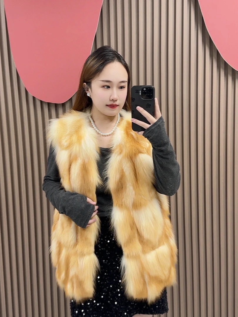 140-170斤水晶狐马甲