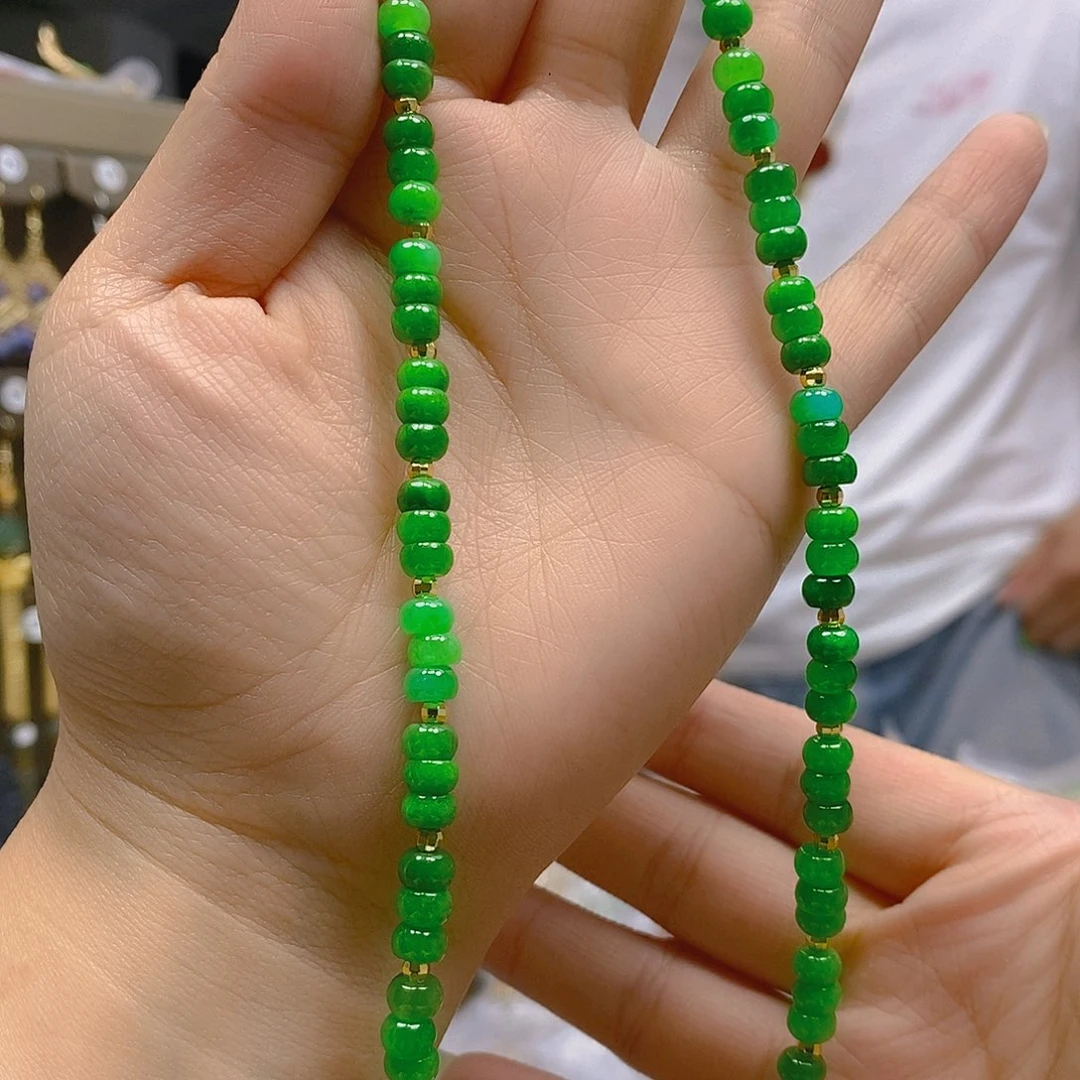 翡翠合金颈饰翡翠