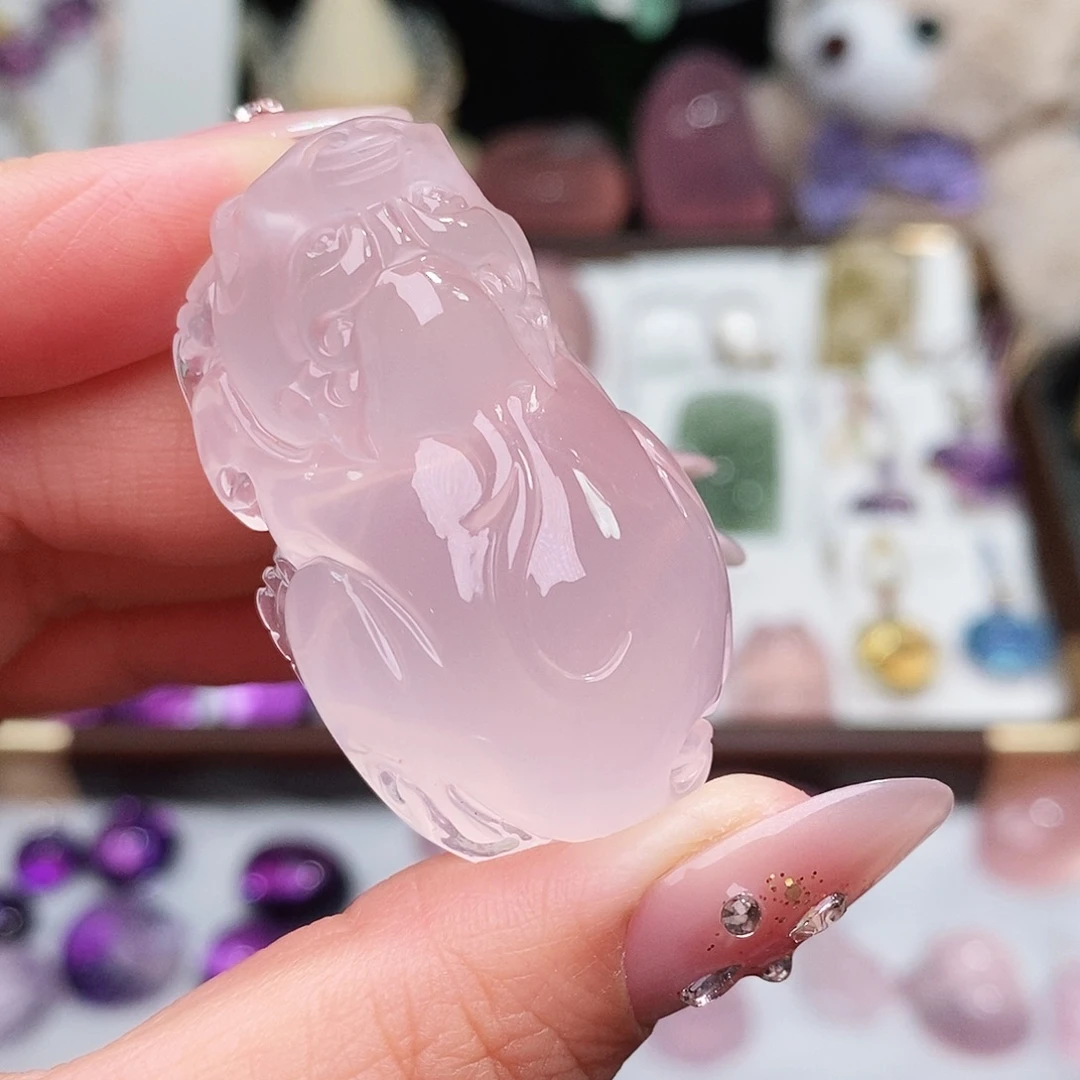 未镶嵌水晶吊坠(赠链)