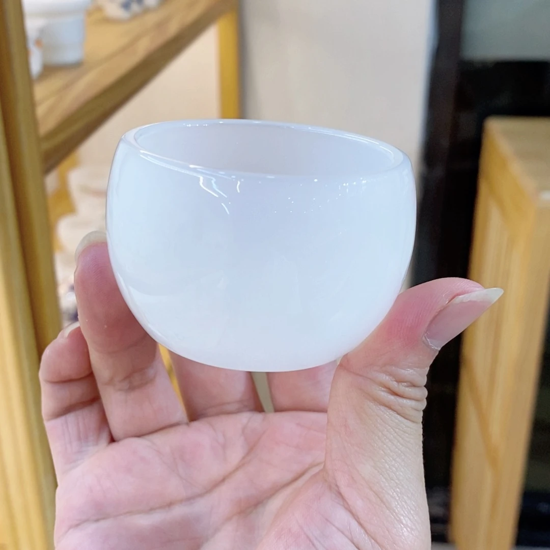 白玉琉璃客杯客杯