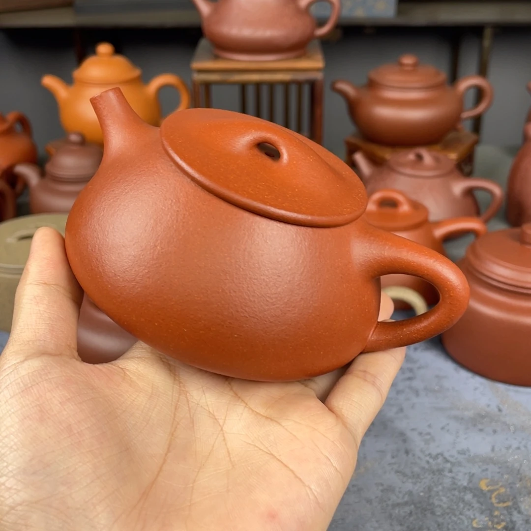 茶壶紫砂石瓢 降坡泥 容量230