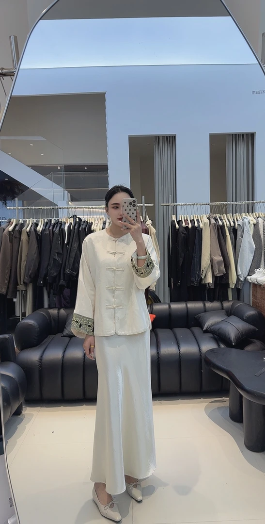 复古风国风外套三个色