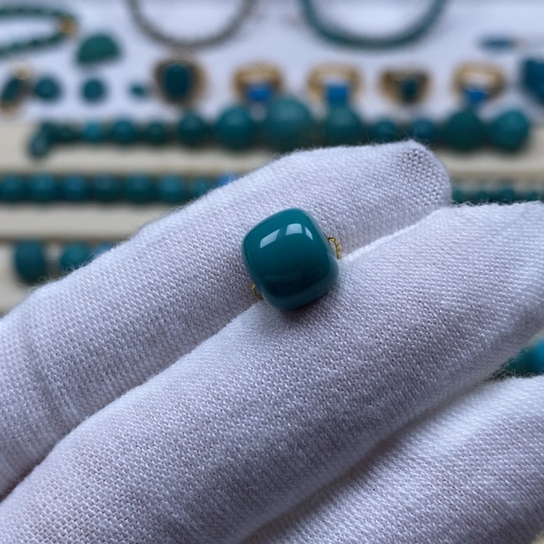 绿松石未镶嵌珠宝奇石老型9.5mm